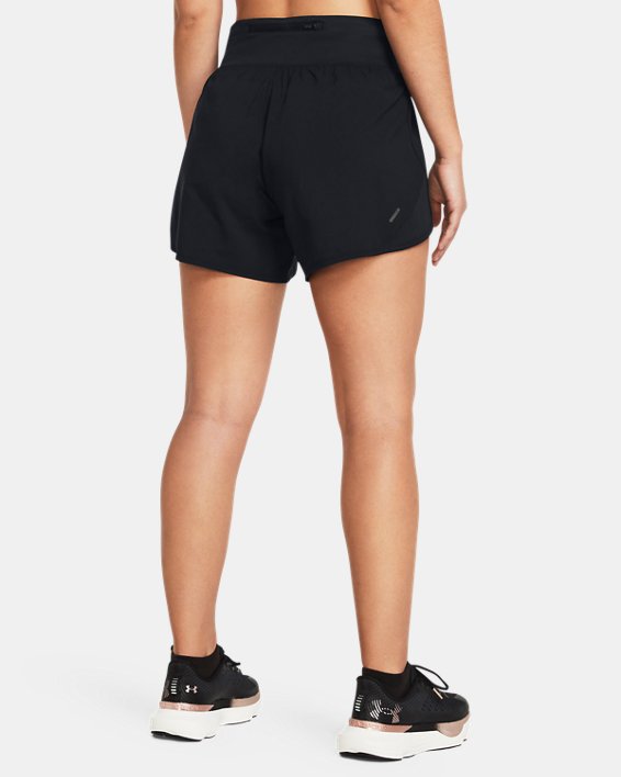 Women's UA Fly-By Elite 5" Shorts in Black image number 1